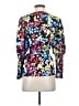 Never Fully Dressed 100% Polyester Floral Blue 3/4 Sleeve Blouse Size 4 - photo 2