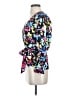 Never Fully Dressed 100% Polyester Floral Blue 3/4 Sleeve Blouse Size 4 - photo 5