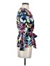 Never Fully Dressed 100% Polyester Floral Blue 3/4 Sleeve Blouse Size 4 - photo 4