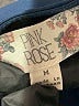Pink Rose Blue Long Sleeve Blouse Size M - photo 7