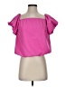 A. CALIN By Flying Tomato Pink Short Sleeve Top Size S - photo 1