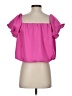 A. CALIN By Flying Tomato Pink Short Sleeve Top Size S - photo 2
