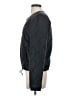 Ann Taylor LOFT 100% Nylon Argyle Black Jacket Size S - photo 5