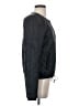 Ann Taylor LOFT 100% Nylon Argyle Black Jacket Size S - photo 4