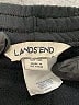 Lands' End 100% Polyester Color Block Black Track Pants Size 10 - 12 Husky - photo 3