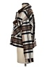 Ci Sono 100% Polyester Plaid Brown Jacket Size M - photo 5