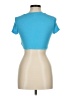 Shein Blue Short Sleeve T-Shirt Size 6 - photo 2