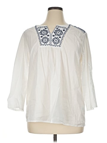 Van Heusen 3/4 Sleeve Blouse (view 1)