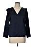Rebecca Taylor 100% Silk Blue Blouse Size 10 - photo 1