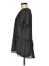 Pleione 100% Polyester Black Short Sleeve Blouse Size M - photo 5