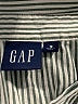 Gap 100% Cotton Stripes Teal Long Sleeve Button-Down Shirt Size S - photo 7