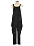 Assorted Brands 100% Polyester Solid Black Jumpsuit Size M - photo 2