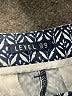 Level 99 Chevron-herringbone Blue Shorts Size M (estimated) - photo 3