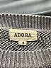 Adora Animal Print Gray Pullover Sweater Size S - photo 7