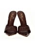 Olivia Ferguson Burgundy Sandals Size 7 - photo 2