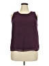 Roaman's 100% Polyester Burgundy Sleeveless Blouse Size 18WP - photo 1