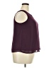 Roaman's 100% Polyester Burgundy Sleeveless Blouse Size 18WP - photo 4