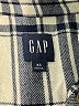 Gap 100% Cotton Plaid Ivory Long Sleeve Button-Down Shirt Size XS - photo 7