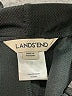 Lands' End 100% Polyester Color Block Black Track Pants Size M (kids) - photo 3