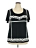 Tart Black Short Sleeve Top Size 18 - photo 1