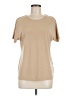 IMAN Tan Short Sleeve Top Size M - photo 1