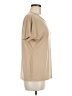 IMAN Tan Short Sleeve Top Size M - photo 4