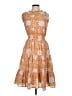 Roller Rabbit 100% Cotton Paisley Orange Cocktail Dress Size M - photo 1