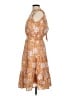 Roller Rabbit 100% Cotton Paisley Orange Cocktail Dress Size M - photo 5