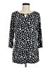 IMAN Black 3/4 Sleeve Blouse Size M - photo 1