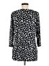 IMAN Black 3/4 Sleeve Blouse Size M - photo 2