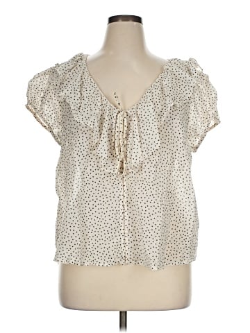Maeve by Anthropologie Short Sleeve Blouse (view 1)