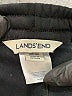 Lands' End 100% Polyester Black Track Pants Size 10 - 12 Husky - photo 3
