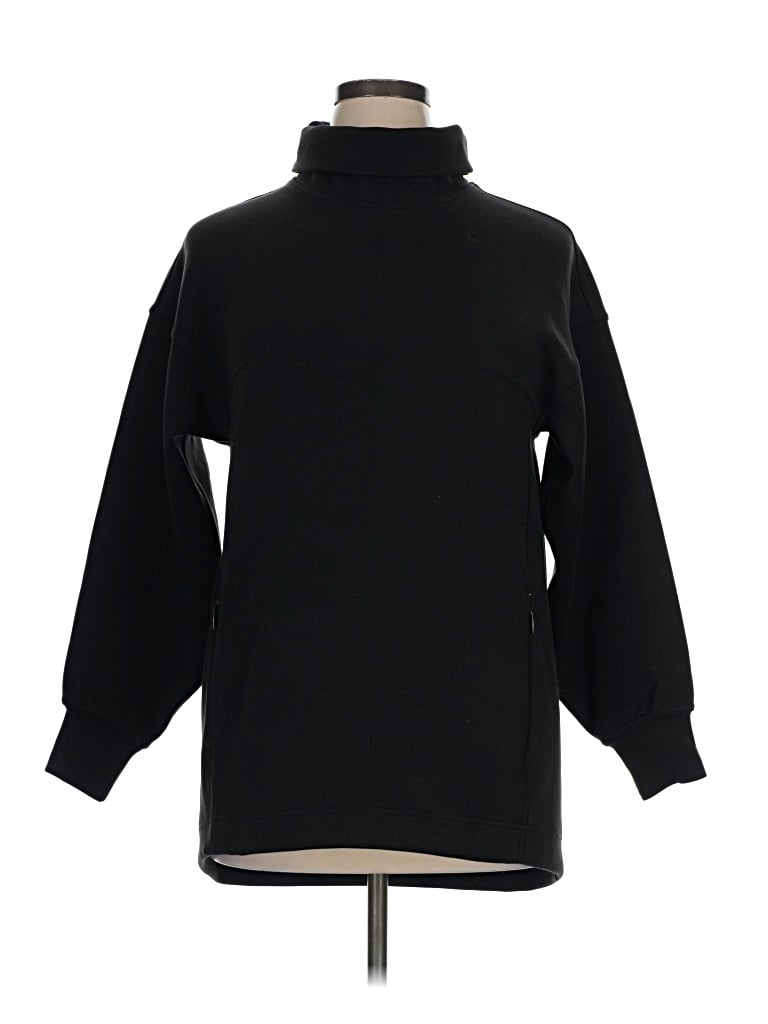 Pre-owned Lululemon Athletica Turtleneck Sweater In Black