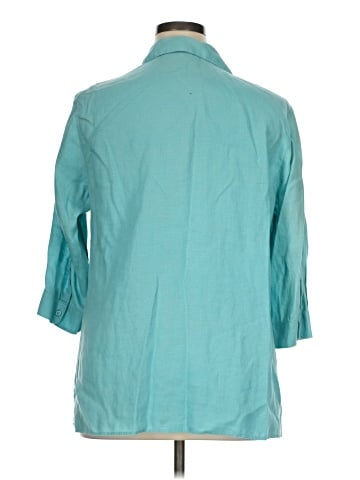 Coldwater Creek 3/4 Sleeve Button-Down Shirt (view 2)