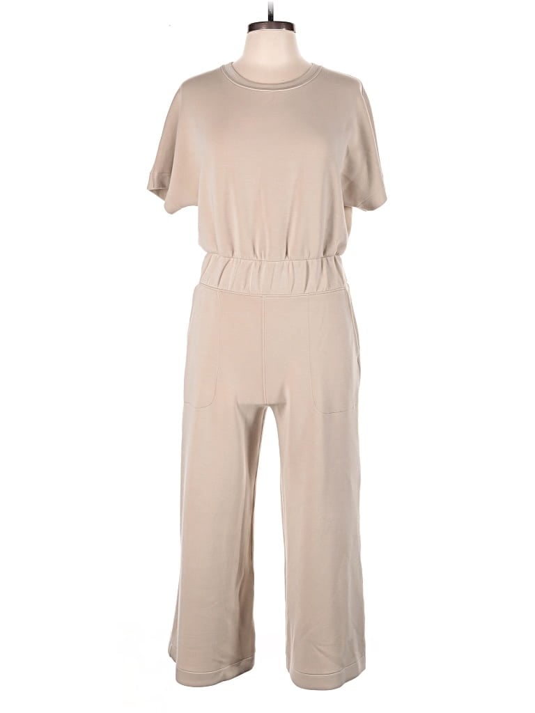 Pre-owned Spanx Jumpsuit In Tan