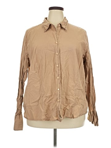 White Stag Long Sleeve Button-Down Shirt (view 1)