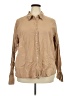 White Stag Tan Long Sleeve Button-Down Shirt Size 26 - 28 - photo 1