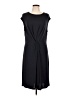 Ann Taylor Solid Black Casual Dress Size L - photo 1