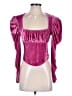 Free People Pink 3/4 Sleeve Blouse Size S - photo 1