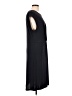 Ann Taylor Solid Black Casual Dress Size L - photo 4