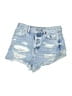PacSun 100% Cotton Blue Denim Shorts Size 25 waist - photo 1