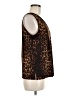 IMAN Brown Sleeveless Blouse Size M - photo 4
