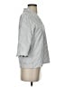 Sara Campbell Checkered-gingham White 3/4 Sleeve Blouse Size S - photo 4