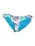 No Boundaries Print Blue Swimsuit Bottoms Size L - photo 1