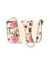 Francesca's 100% Cotton Floral Ivory Shoulder Bag One size - photo 1