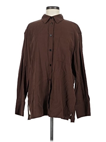 Zara Long Sleeve Button-Down Shirt (view 1)