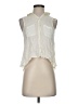 Hollister Ivory Sleeveless Button-Down Shirt Size XS - photo 1