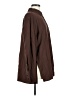 Zara Solid Brown Long Sleeve Button-Down Shirt Size M - photo 4