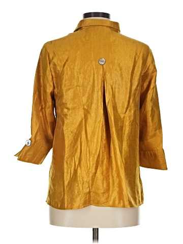 Ali Miles 3/4 Sleeve Button-Down Shirt (view 2)