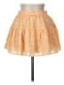 Volcom 100% Polyester Paisley Orange Casual Skirt Size 10 - photo 2